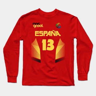 Marc Gasol Retro Spain Euro National Basketball Fan Art Long Sleeve T-Shirt